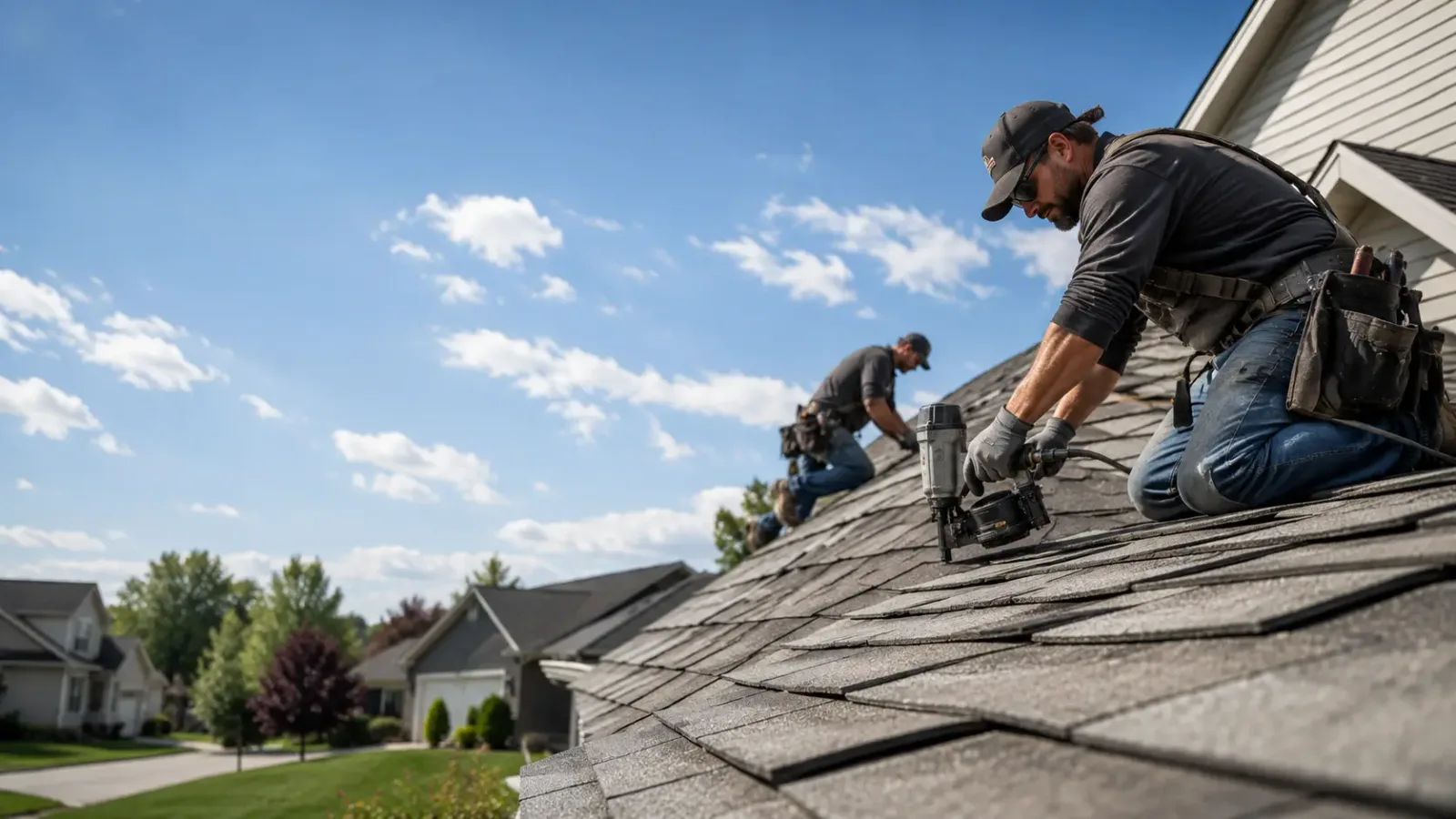 Storm Damage Roof Repair in Mountain Top, PA near me